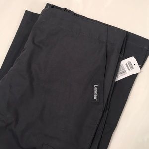 Grey Landau Drawstring Cargo Scrub Pants